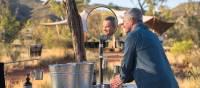 Bathroom amenities at our Eco-Comfort Camps | Luke Tscharke