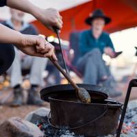 Campfire cooking on the Larapinta | Shaana McNaught