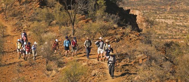 Traversing the ridgelines on the Larapinta Trail | Peter Walton