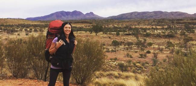 Enjoy the remote nature of the Larapinta Trail on our self guided walk